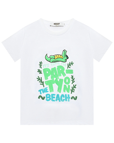 Футболка с принтом &quot;party on the beach&quot; Mousse kids