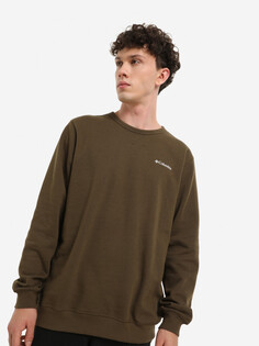 Свитшот мужской Columbia M Columbia Logo Fleece Crew, Коричневый