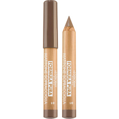 DEBORAH MILANO Карандаш для бровей с фиброй Formula Pura Chubby Eyebrow Pencil