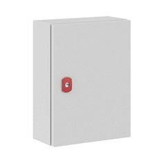 Шкаф навесной DKC R5ST0432 серия ST, с глухой дверью, 400 х 300 х 200мм, IP66, с монтажной панелью, "RAM Block"