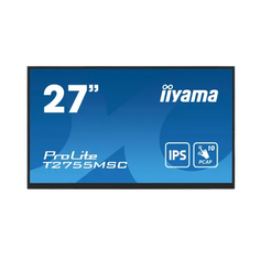 Монитор 27" Iiyama ProLite T2755MSC-B1 1920x1080, 16:9, LED, IPS, 400cd, 1000:1, 5ms(GTG), 178/178, HDMI, DP, 2хUSB 3.2, аудио, tilt, VESA 100х100 мм,