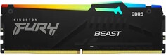 Модуль памяти DDR5 16GB Kingston FURY KF552C36BBEA-16 Beast Black RGB EXPO PC5-41600, 5200MHz, CL36, 288-pin, 1.25В, 1RX8 радиатор RTL