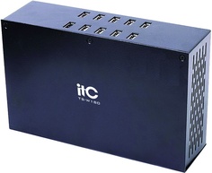 Зарядное устройство ITC TS-W180 многопортовое, 10 USB-разъёмов