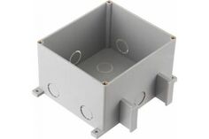 Коробка Ecoplast 70125 BOX/2+2ST66 для люков в пол на 2 поста (45х45мм)+2 модуля (45х22,5) (70025), пластик
