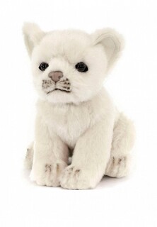 Игрушка мягкая Hansa Лев белый, детёныш, 17 см