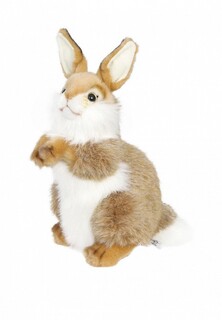 Игрушка мягкая Hansa Кролик, рыжий, 30 см