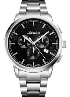 Швейцарские наручные мужские часы Adriatica 8307.5116CH. Коллекция Chronographs