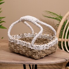 Корзина плетеная 35х25х30 см NO Brand