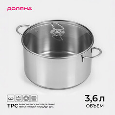 Кастрюля из нержавеющей стали Доляна