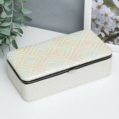 Шкатулка кожзам для украшений NO Brand
