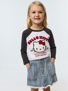 Лонгслив с принтом Hello Kitty для девочек