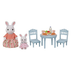 Игровые наборы Sylvanian Families Набор Стол для завтрака Снежных кроликов – мамы и малыша