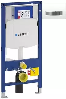 Инсталляция для унитаза Geberit Duofix Sigma 50 111.300.00.5 + 111.815.00.1 + 115.788.11.5 с кнопкой смыва, альпийский белый