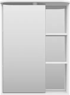 Зеркальный шкаф Misty Венера П-Внр04060-01СвЛ 60x80 см L, с подсветкой, выключателем, белый глянец