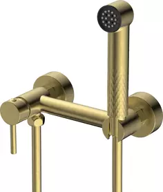 Гигиенический душ Splenka S99.51.03 со смесителем, золотой матовый