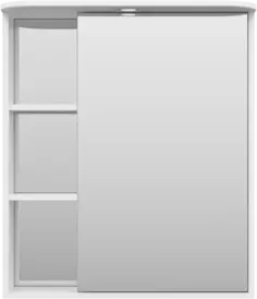 Зеркальный шкаф Misty Венера П-Внр04070-01СвП 70x80 см R, с подсветкой, выключателем, белый глянец