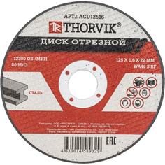 Отрезной абразивный диск по металлу THORVIK