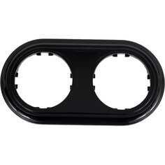 Круглая двухпостовая рамка LK Studio