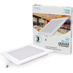 Светодиодный встраиваемый светильник Gauss