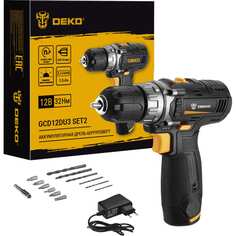 Аккумуляторная дрель-шуруповерт DEKO ДЕКО