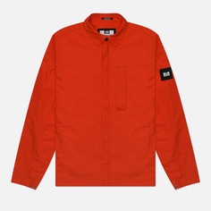 Мужская рубашка Weekend Offender Porter Overshirt SS24, цвет оранжевый