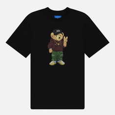 Мужская футболка MARKET Peace Bear, цвет чёрный, размер S
