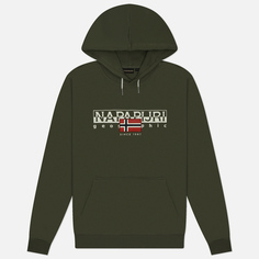 Мужская толстовка Napapijri Aylmer Hoodie Regular Fit, цвет оливковый