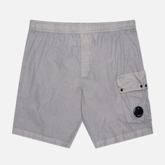 Мужские шорты C.P. Company Flatt Nylon Cargo Swim, цвет серый