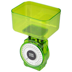 Весы кухонные электронные весы кухонные HOMESTAR HS-3004М до 1кг механ. зеленый