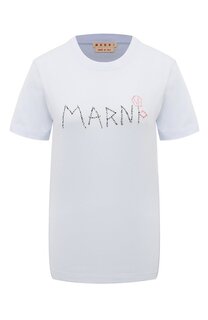 Хлопковая футболка Marni