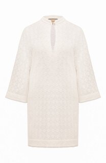 Блузка из хлопка и вискозы Gucci