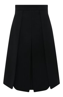 Юбка из шерсти и кашемира Prada