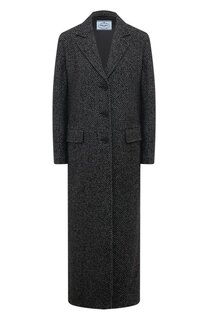 Шерстяное пальто Prada