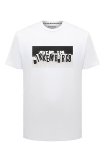 Хлопковая футболка Dirk Bikkembergs