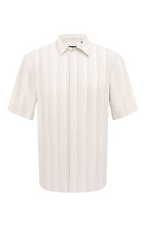 Рубашка изо льна и шелка Zegna