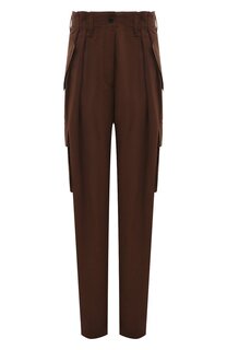 Брюки из вискозы и шелка Dries Van Noten