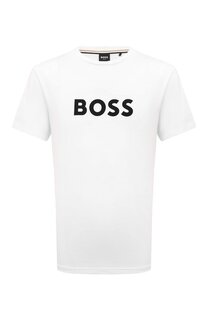 Хлопковая футболка BOSS