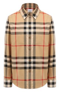 Хлопковая рубашка Burberry