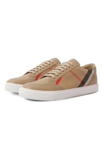 Комбинированные кеды House Check Burberry