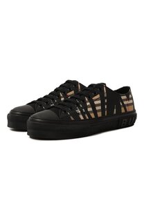 Комбинированные кеды Burberry