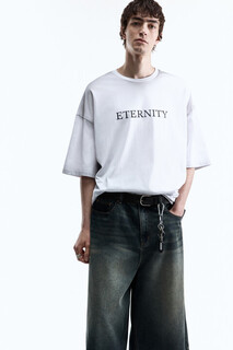 футболка мужская Футболка oversize с принтом в стиле гранж Befree