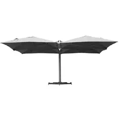 Зонт садовый Naterial Sombra 6.2x6.2 м цвет бело-серебристый
