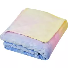 Плед Tiedye Corgi 140x200 см фланель цвет разноцветный Ardenza