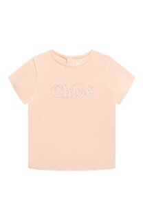 Хлопковая футболка Chloé Chloe