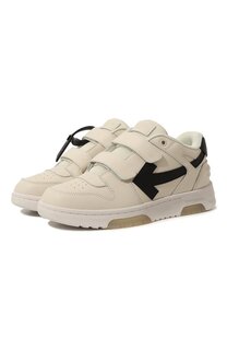 Кожаные кеды Off-White