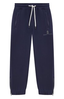 Хлопковые джоггеры Brunello Cucinelli