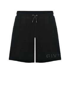 Бермуды велюровые со сплошным лого Givenchy
