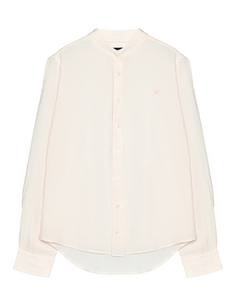 Рубашка с логотипом в тон, розовая Hackett London