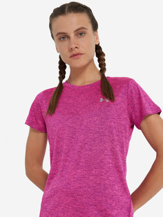 Футболка женская Under Armour Tech Ssv Twist, Фиолетовый
