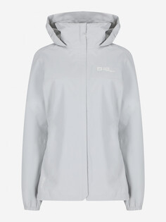 Куртка мембранная женская Jack Wolfskin Stormy Point, Серый